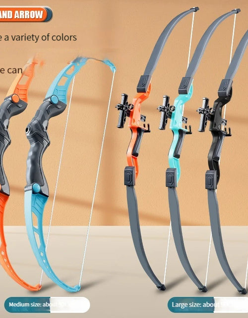 Load image into Gallery viewer, 52Cm Bow and Arrow Toy Set for Children Archery Practice Recurve Outdoor Sorts Shooting Toy with Target Boys Kids Gifts