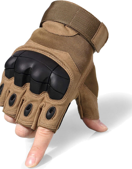 Load image into Gallery viewer, Tactical Fingerless Gloves for Motorbike Motorcycle Cycling Climbing Hiking Hunting Gloves