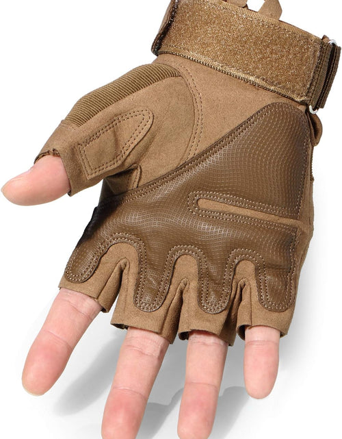 Load image into Gallery viewer, Tactical Fingerless Gloves for Motorbike Motorcycle Cycling Climbing Hiking Hunting Gloves