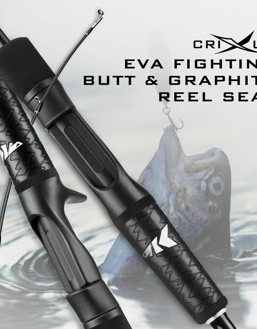 Load image into Gallery viewer, Crixus Fishing Rods,Im6 Graphite Spinning Rod & Casting Rod W/Zirconium Oxide Ring Stainless Steel Guides, Superpolymer Handle