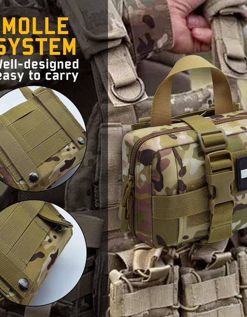 Load image into Gallery viewer, Upgrade Molle Rip Away Ifak Pouch, Tactical Small Belt First Aid Pouch Medical Utility EMT Pouch Only