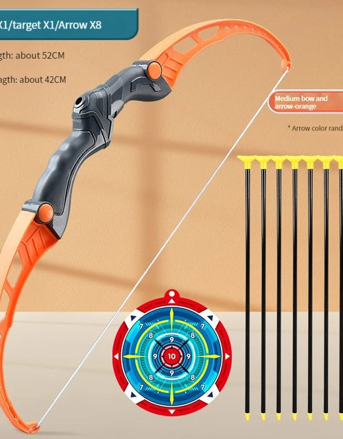 Load image into Gallery viewer, 52Cm Bow and Arrow Toy Set for Children Archery Practice Recurve Outdoor Sorts Shooting Toy with Target Boys Kids Gifts