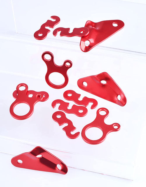 Load image into Gallery viewer, Guyline Cord Adjuster Rope Tensioner Tent Guy Line Paracord Tightener Loop Alien Aluminum Alloy for Camping Hiking