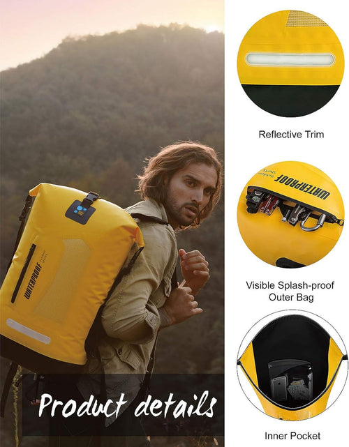 Load image into Gallery viewer, Waterproof Backpack for Men 20L/30L/40L, Floating Dry Bag Kayak, Dry Backpack Hiking