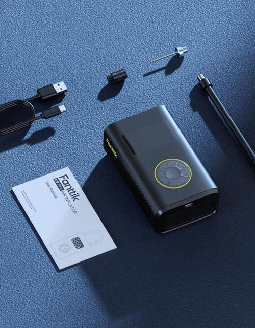 Load image into Gallery viewer, Portable Tire Inflator: Smart ON/OFF Hose Design