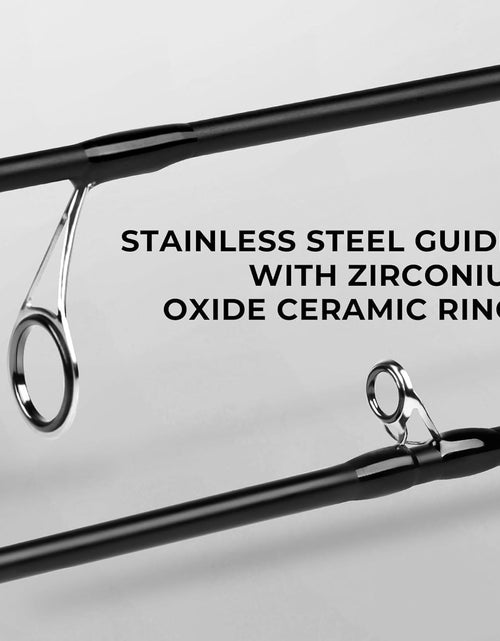 Load image into Gallery viewer, Crixus Fishing Rods,Im6 Graphite Spinning Rod & Casting Rod W/Zirconium Oxide Ring Stainless Steel Guides, Superpolymer Handle