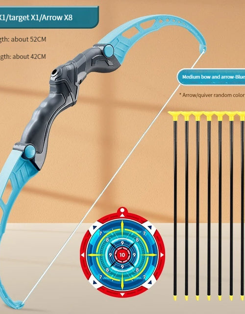 Load image into Gallery viewer, 52Cm Bow and Arrow Toy Set for Children Archery Practice Recurve Outdoor Sorts Shooting Toy with Target Boys Kids Gifts
