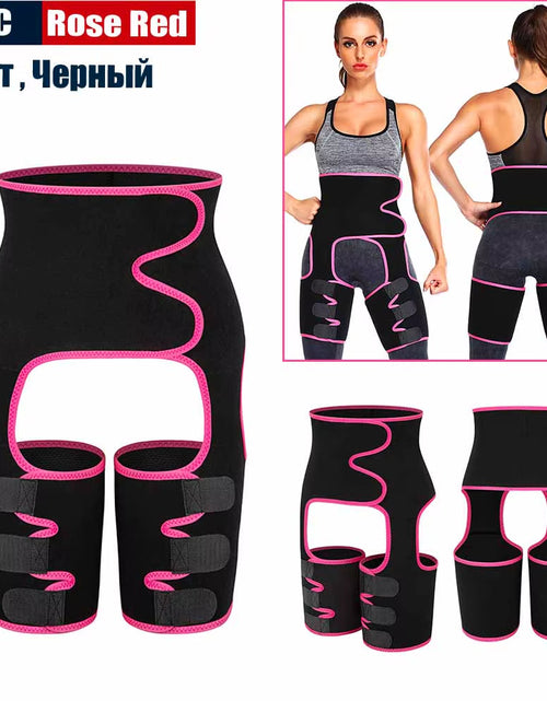 Load image into Gallery viewer, Body 3-In-1 Waist and Thigh Trimmer for Women Weight Loss Butt Lifter Waist Trainer Slimming Support Belt Hip Raise Shapewear
