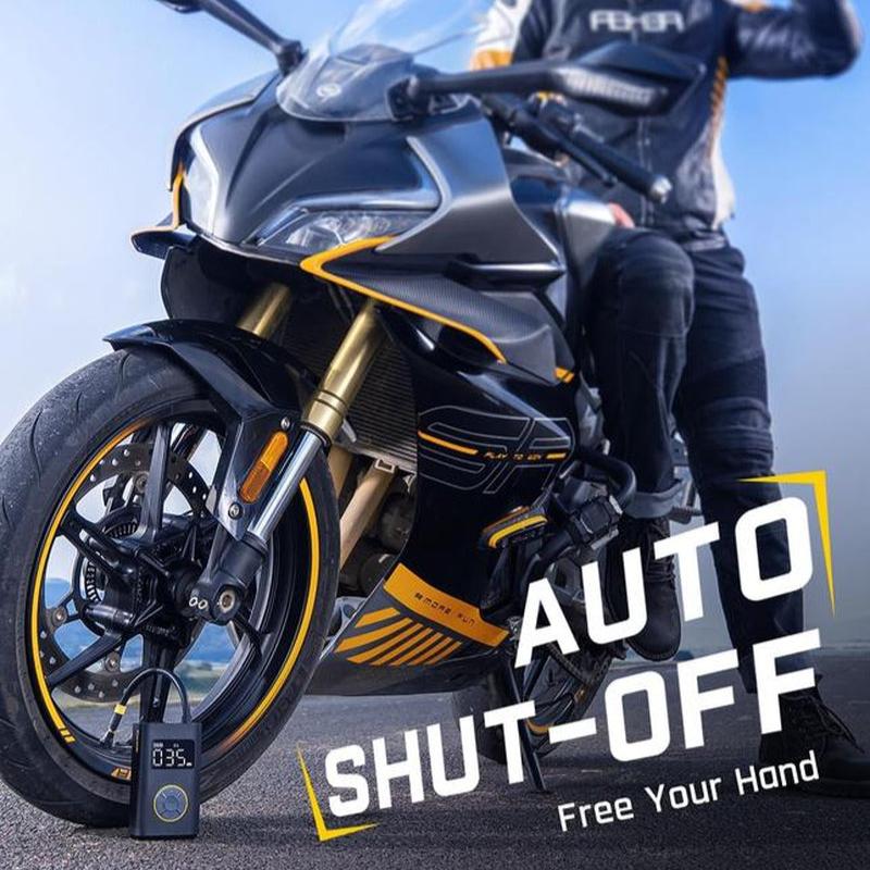 Portable Tire Inflator: Smart ON/OFF Hose Design