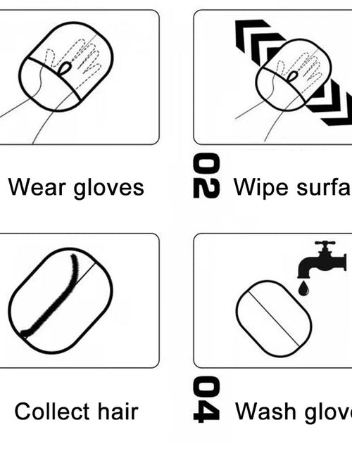 Load image into Gallery viewer, FurGone Duo Gloves – Double-Sided Electrostatic Pet Hair Removal &amp; Grooming Gloves
