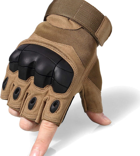 Tactical Fingerless Gloves for Motorbike Motorcycle Cycling Climbing Hiking Hunting Gloves