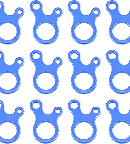 Guyline Cord Adjuster Rope Tensioner Tent Guy Line Paracord Tightener Loop Alien Aluminum Alloy for Camping Hiking