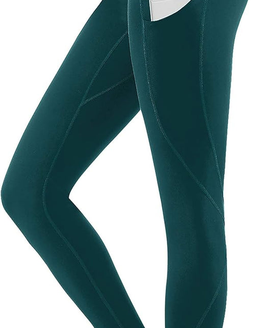 Load image into Gallery viewer, High Waist Yoga Pants - Yoga Pants with Pockets Tummy Control, 4 Ways Stretch Workout Running Yoga Leggings
