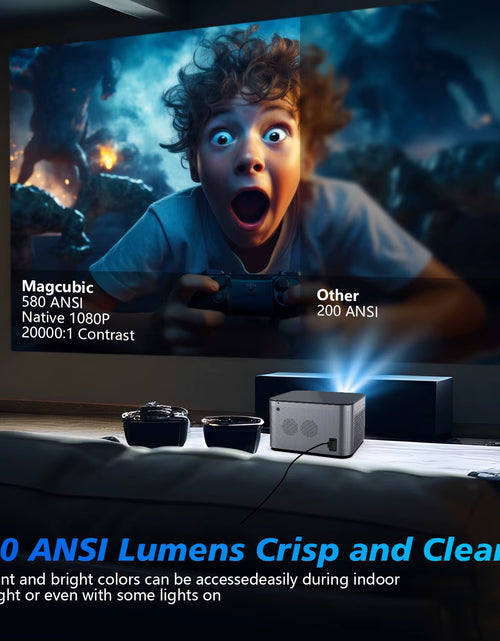 Load image into Gallery viewer, 580ANSI Projector Android 11 4K 1080P Wifi6 Voice Control Allwinner H713 Electronic Focus BT 5.0 Home Cinema HY350 Pro
