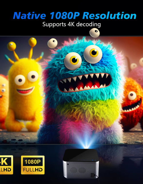 Load image into Gallery viewer, 580ANSI Projector Android 11 4K 1080P Wifi6 Voice Control Allwinner H713 Electronic Focus BT 5.0 Home Cinema HY350 Pro
