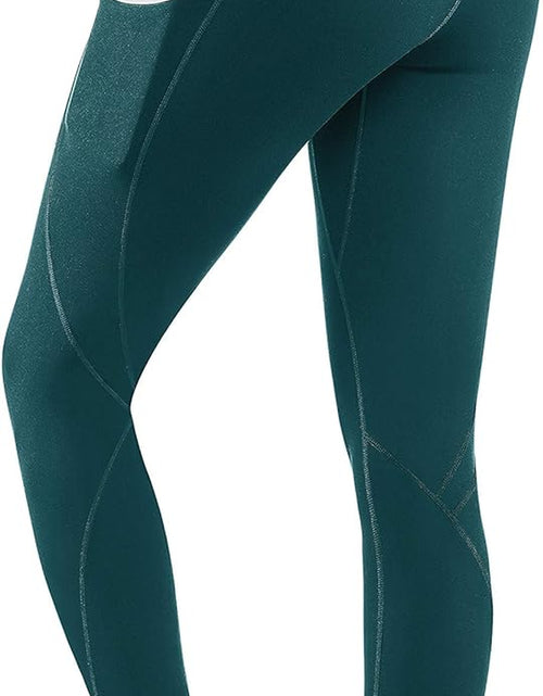 Load image into Gallery viewer, High Waist Yoga Pants - Yoga Pants with Pockets Tummy Control, 4 Ways Stretch Workout Running Yoga Leggings
