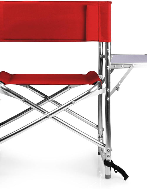 Load image into Gallery viewer, Sports Chair with Side Table, Camping Chair, Beach Chair, Camp Chair for Adults (Red)
