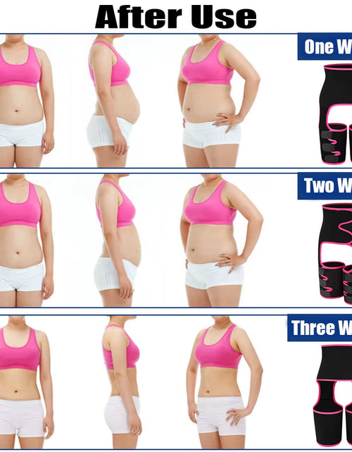 Load image into Gallery viewer, Body 3-In-1 Waist and Thigh Trimmer for Women Weight Loss Butt Lifter Waist Trainer Slimming Support Belt Hip Raise Shapewear
