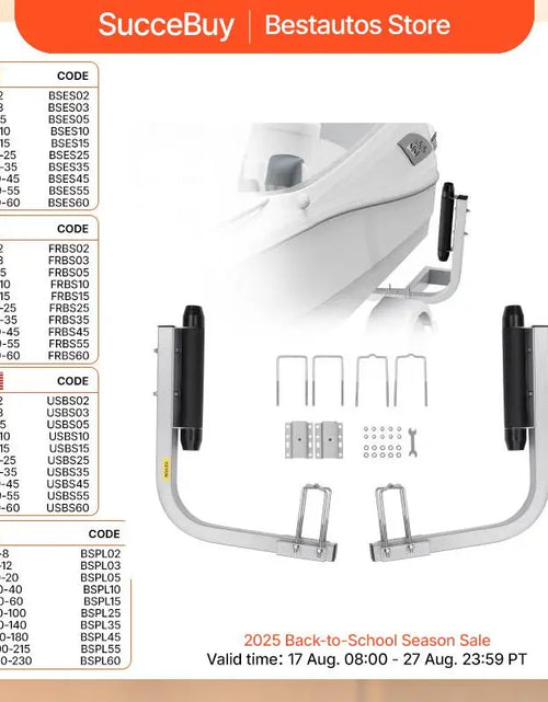 Load image into Gallery viewer, Succebuy Boat Trailer Guide Adjustable Guide Poles 2Pcsrustproof Galvanized Steel Trailer Guide for Skiboat or Sailboat Trailer
