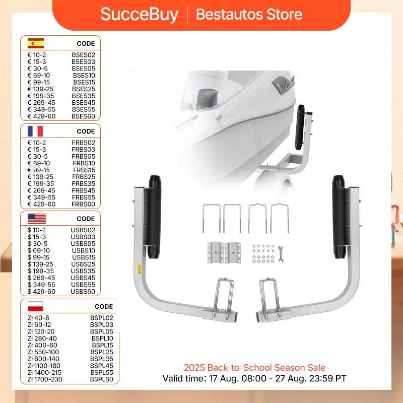 Succebuy Boat Trailer Guide Adjustable Guide Poles 2Pcsrustproof Galvanized Steel Trailer Guide for Skiboat or Sailboat Trailer
