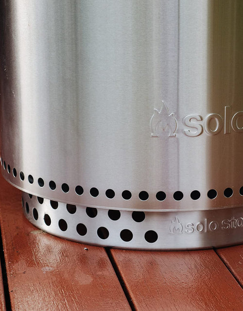 Load image into Gallery viewer, Bonfire Stand - Durable 304 Stainless Steel, Heat-Resistant, Portable Elevated Fire Pit Accessory for Safe Use on Decks and Camping - Ideal for Smokeless Fire Pits and Outdoor Fireplaces
