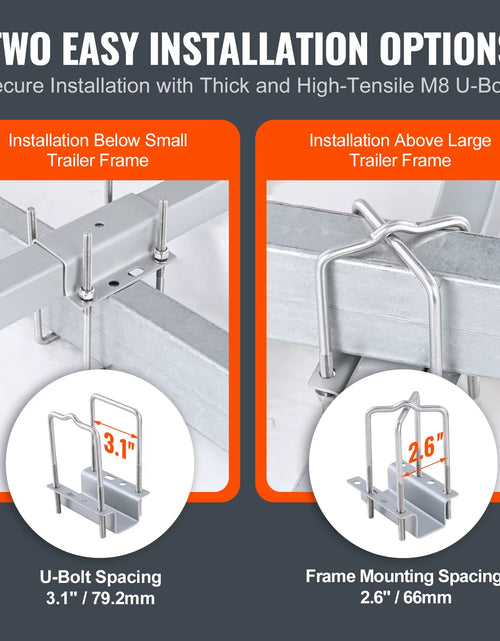 Load image into Gallery viewer, Succebuy Boat Trailer Guide Adjustable Guide Poles 2Pcsrustproof Galvanized Steel Trailer Guide for Skiboat or Sailboat Trailer
