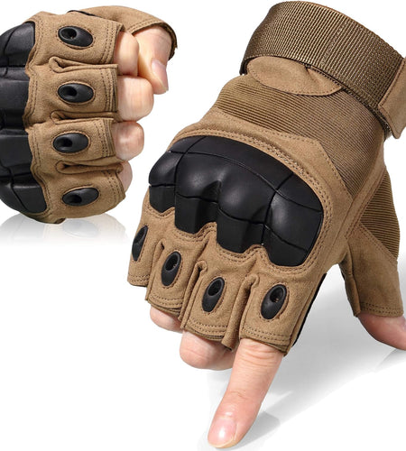 Tactical Fingerless Gloves for Motorbike Motorcycle Cycling Climbing Hiking Hunting Gloves
