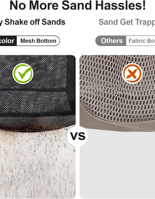 Load image into Gallery viewer, Mesh Beach Bag Family - Large Tote Bag for Cruise Pool Toys Beach Vacation Essentials
