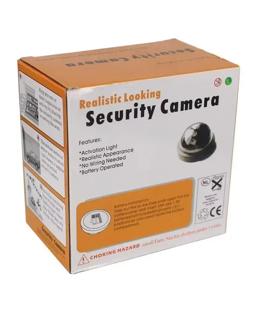 Load image into Gallery viewer, SecureView™ Dome Dummy Camera – Look Protected, Stay Deterrent, Spend Less
