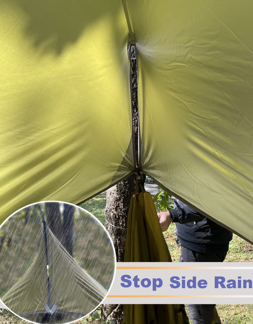 Load image into Gallery viewer, Camping Hammock, Portable Single &amp; Double Hammock with Net, 2 Person Hammock Tent with 2 * 10Ft Straps, Best for Outdoor Hiking Survival Travel
