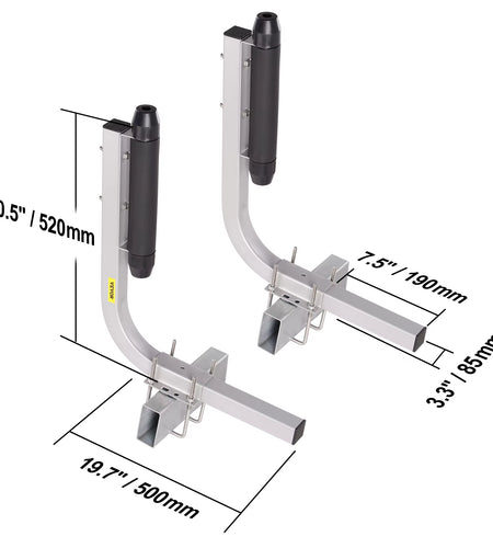Succebuy Boat Trailer Guide Adjustable Guide Poles 2Pcsrustproof Galvanized Steel Trailer Guide for Skiboat or Sailboat Trailer