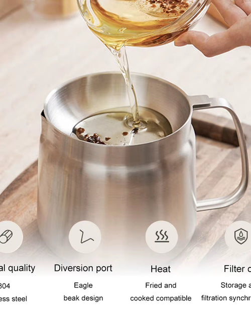 Load image into Gallery viewer, FryMaster 1.5/2L Stainless Steel Kitchen Fryer – Large Capacity Deep Frying Pot with Oil Filter
