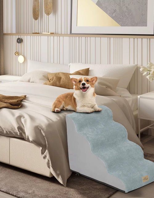 Load image into Gallery viewer, Pet Training Stairs with Removable Cover, 3, 4, 5 Steps, Bed, Sofa, Cats, Ladder, Ramp, XL
