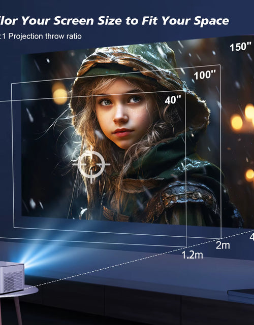 Load image into Gallery viewer, 580ANSI Projector Android 11 4K 1080P Wifi6 Voice Control Allwinner H713 Electronic Focus BT 5.0 Home Cinema HY350 Pro
