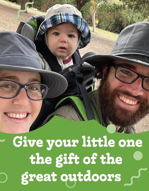 Load image into Gallery viewer, Hiking Baby Carrier Backpack - Comfortable Toddler/Baby Backpack Carrier System with Diaper Change Pad, Insulated Pocket + Rain and Sun Hood to Protect Your Child
