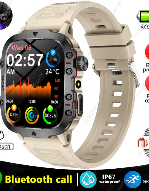 Load image into Gallery viewer, Original Men Smartwatch Flashlight Bluetooth Call Fitness Clock IP68 Waterproof Sports Men for Xiaomi Android Smart Watch 2024
