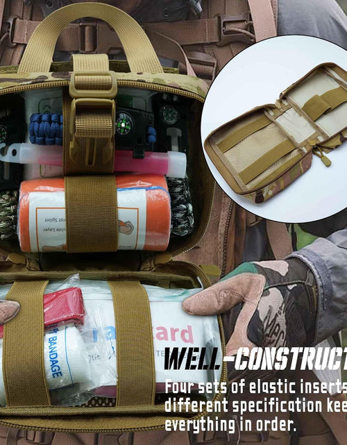Load image into Gallery viewer, Upgrade Molle Rip Away Ifak Pouch, Tactical Small Belt First Aid Pouch Medical Utility EMT Pouch Only
