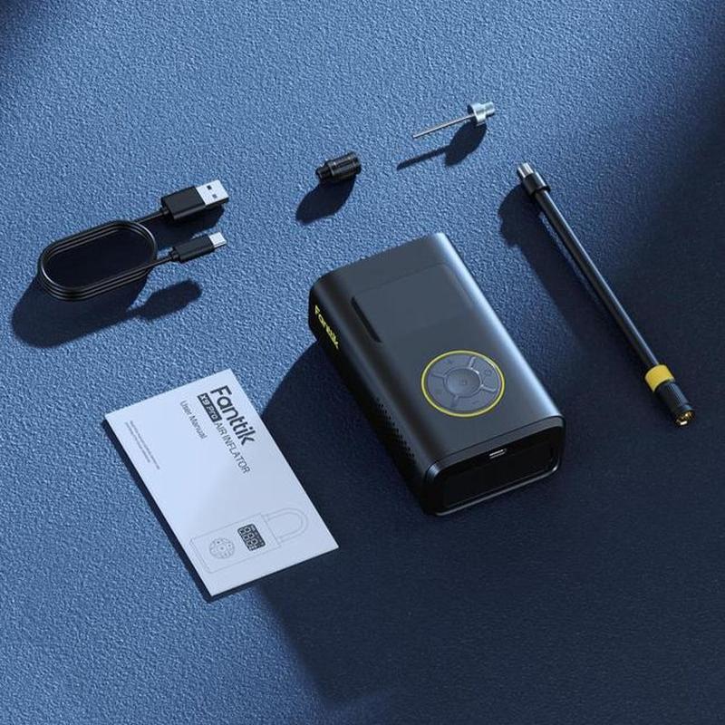 Portable Tire Inflator: Smart ON/OFF Hose Design