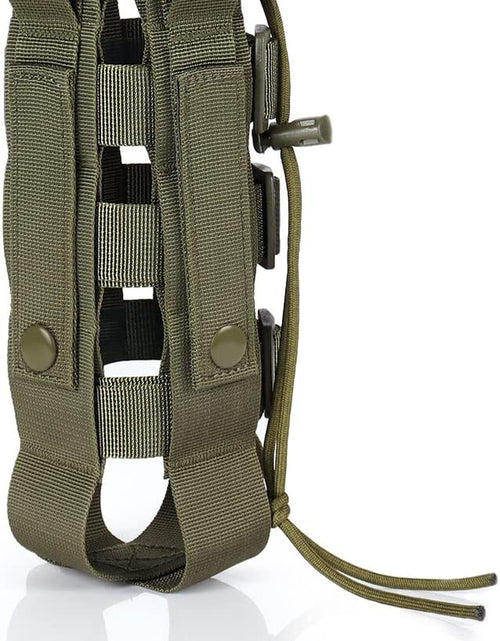 Load image into Gallery viewer, Molle Water Bottle Holder for Backpack,Drawstring Adjustable Straps Molle Pouches for 20 32 36 48 Oz Water Bottle
