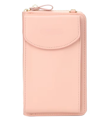 Elegance On-the-Go – Luxe PU Leather Crossbody Shoulder Bag with Phone & Card Organizer