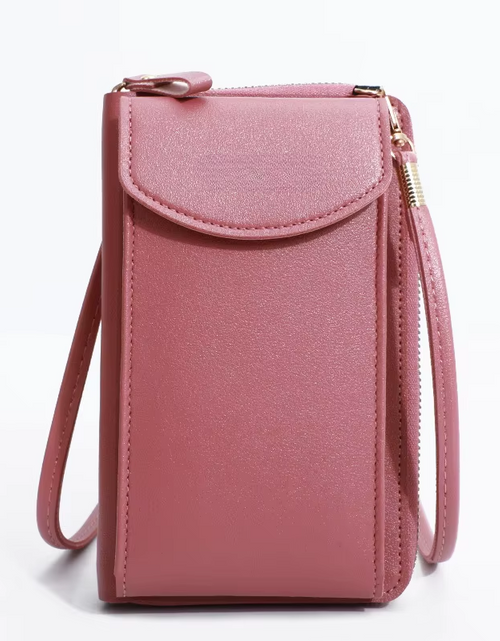 Load image into Gallery viewer, Elegance On-the-Go – Luxe PU Leather Crossbody Shoulder Bag with Phone &amp; Card Organizer
