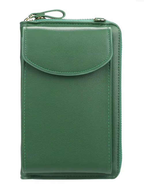 Load image into Gallery viewer, Elegance On-the-Go – Luxe PU Leather Crossbody Shoulder Bag with Phone &amp; Card Organizer
