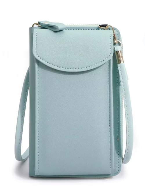 Load image into Gallery viewer, Elegance On-the-Go – Luxe PU Leather Crossbody Shoulder Bag with Phone &amp; Card Organizer
