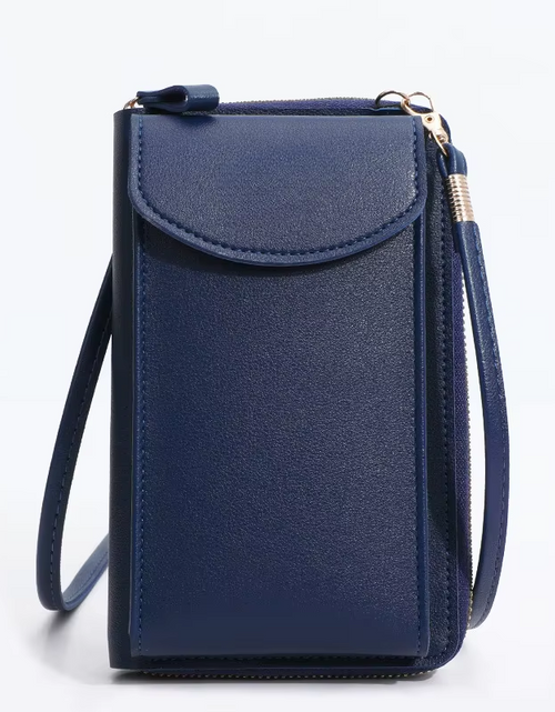 Load image into Gallery viewer, Elegance On-the-Go – Luxe PU Leather Crossbody Shoulder Bag with Phone &amp; Card Organizer

