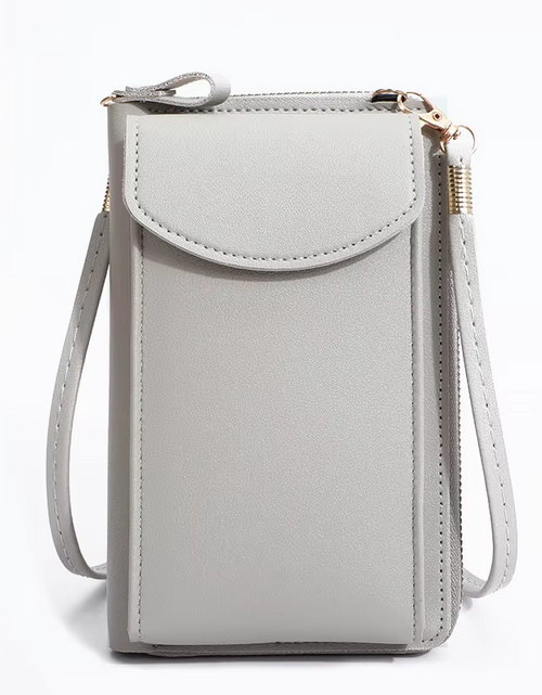 Load image into Gallery viewer, Elegance On-the-Go – Luxe PU Leather Crossbody Shoulder Bag with Phone &amp; Card Organizer

