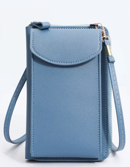 Load image into Gallery viewer, Elegance On-the-Go – Luxe PU Leather Crossbody Shoulder Bag with Phone &amp; Card Organizer
