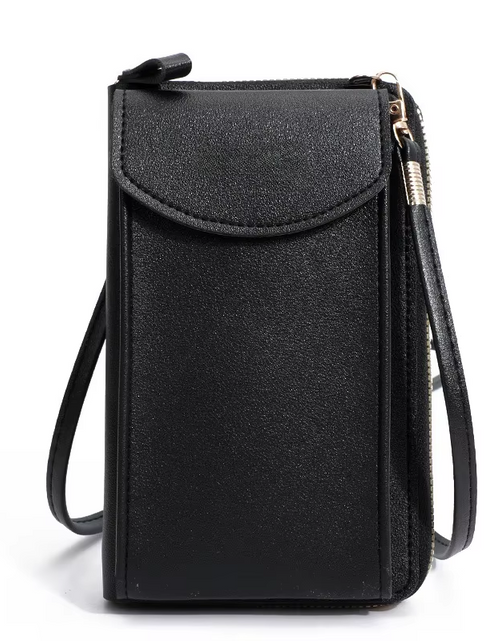 Load image into Gallery viewer, Elegance On-the-Go – Luxe PU Leather Crossbody Shoulder Bag with Phone &amp; Card Organizer
