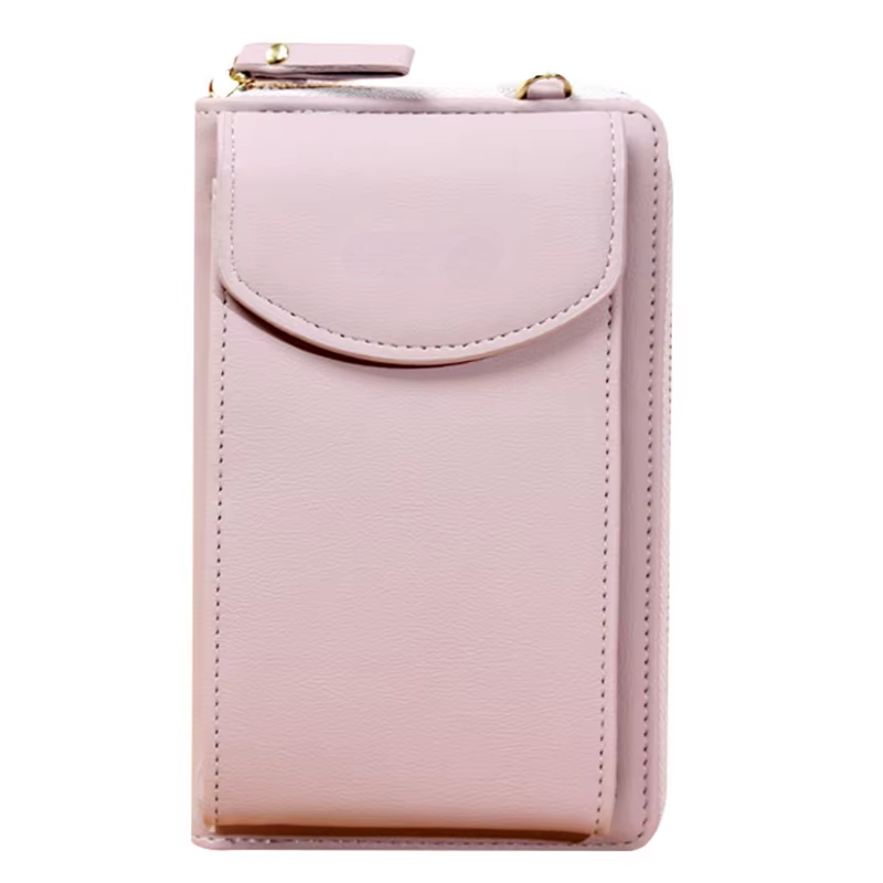 Elegance On-the-Go – Luxe PU Leather Crossbody Shoulder Bag with Phone & Card Organizer