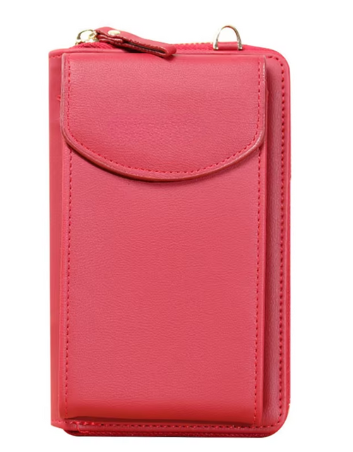 Load image into Gallery viewer, Elegance On-the-Go – Luxe PU Leather Crossbody Shoulder Bag with Phone &amp; Card Organizer
