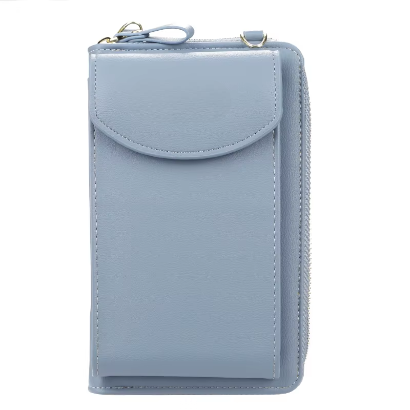 Elegance On-the-Go – Luxe PU Leather Crossbody Shoulder Bag with Phone & Card Organizer